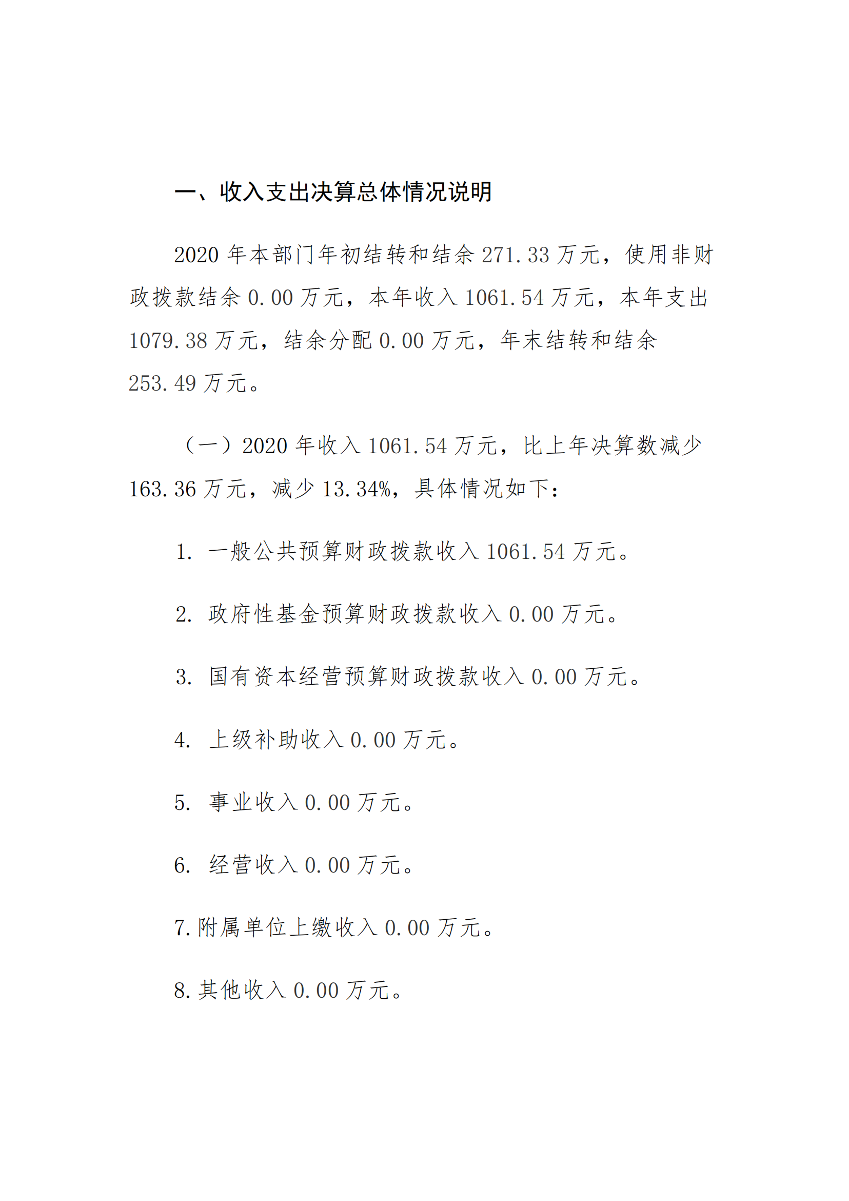 福州科技館2020年度部門決算公開