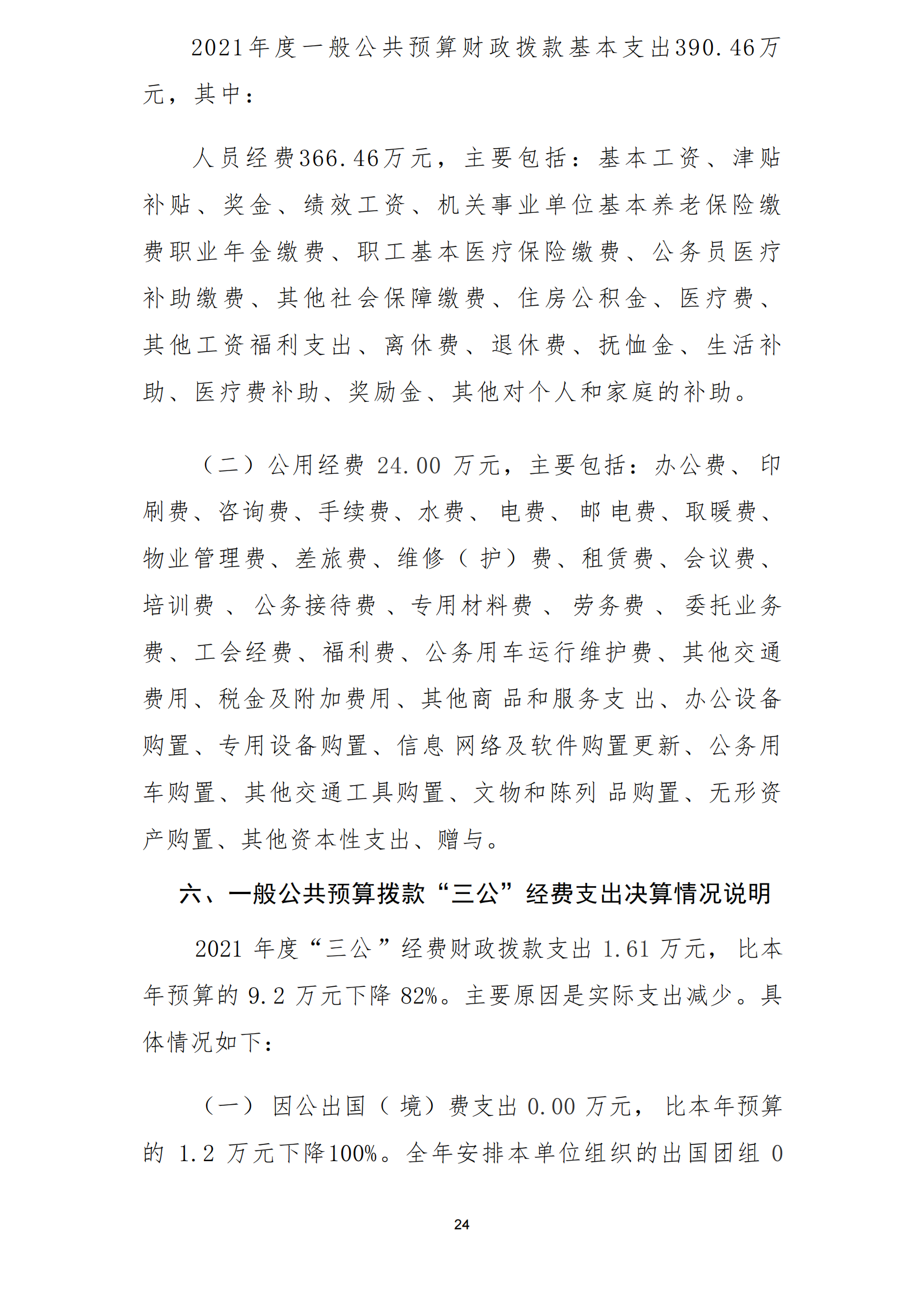 2021年度福州科技館部門決算
