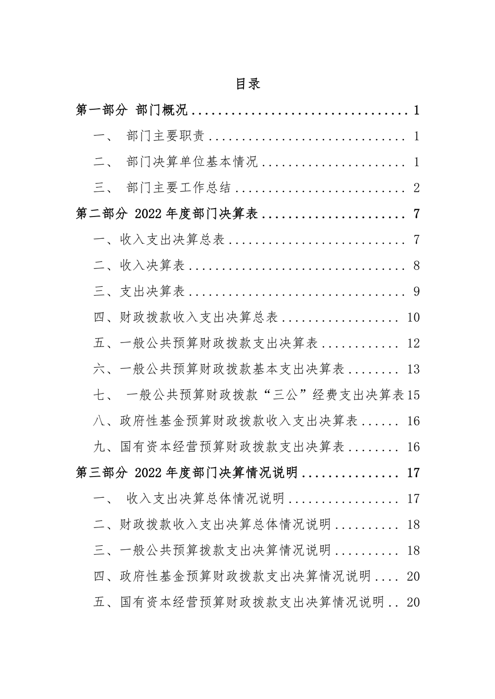2022年度福州科技館部門決算