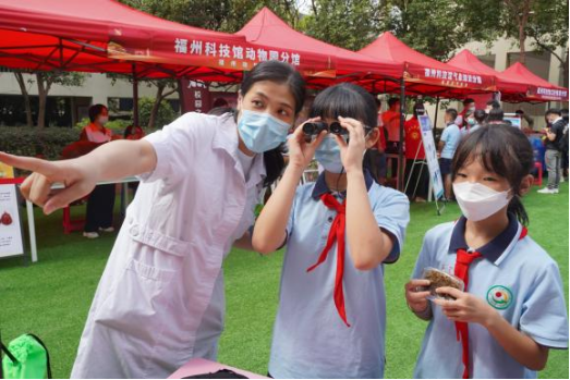 福州科技館眼健康分館參加2022年福州市全國科普日活動(dòng)暨福州科技館科普?qǐng)鲳^“1+N”志愿服務(wù)行動(dòng)