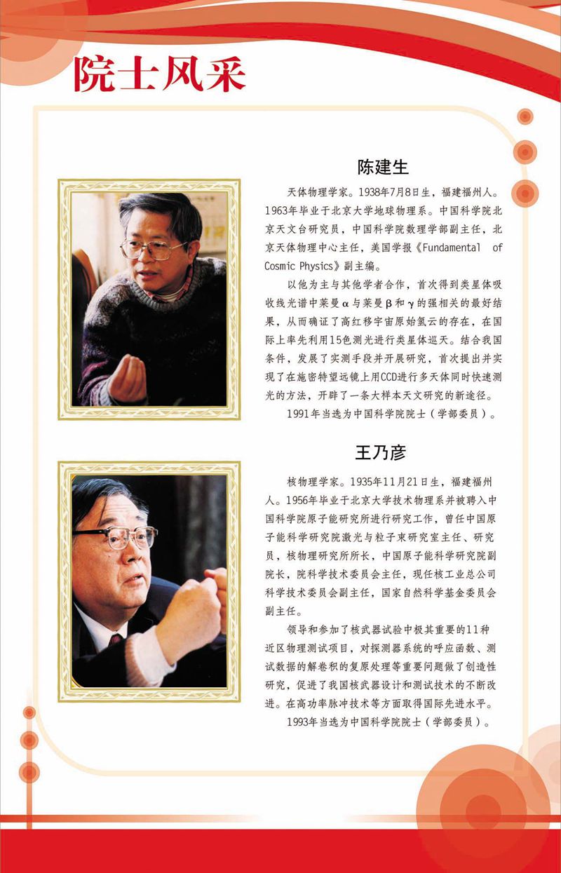 閩籍院士風(fēng)采展