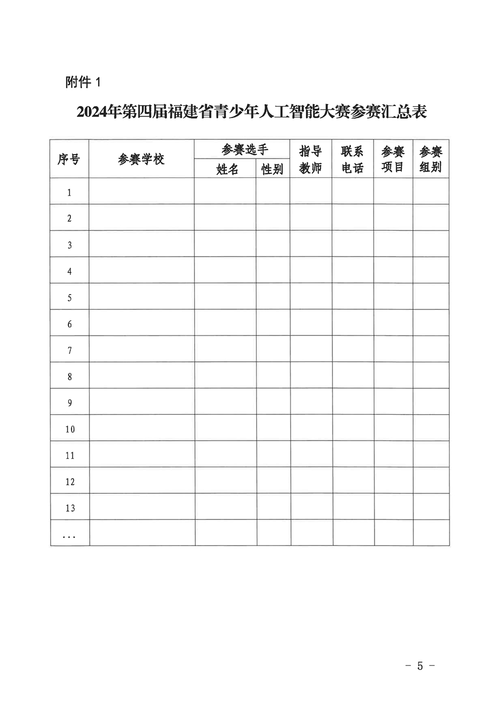 福州市科學技術協(xié)會關于組織參加2024年第四屆福建省青少年人工智能大賽的通知