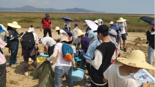 閩江河口濕地舉行2022年全國科普日暨國際海岸清潔日科普宣教活動